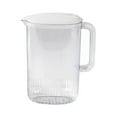 thumbnail image 1 of Heavy-Duty Shatterproof Plastic Pitcher with Lid,Fridge Door Water Jug with Handle BPA Free Plastic Pitcher with Flip Top Lid Perfect for Making Teas and Juices,,White,7.1x8.7", 1 of 5