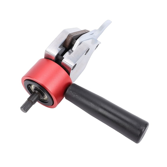 Heavy Duty Sheet Metal Shear Cutter Drill Attachment with 360 Degree Rotating Handle for Iron Stainless Steel and Mesh, 7.9 x 2.3 Inches / 20.1 x 5.9 cm