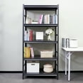 thumbnail image 1 of Heavy Duty Shelving Unit for Garage Storage, Storage rack,  2000lbs Capacity & Customizable Metal Shelves,  5-Tier Industrial Standing Shelf,  63"H Shelves Organizer, 1 of 11