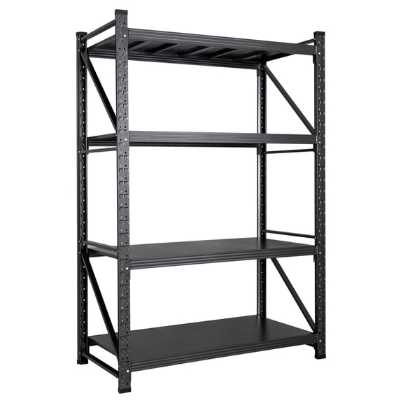 Heavy Duty Shelving Units - 24" Deep Steel Storage Shelving - 36"W x 24"D x 70"H Industrial Shelves for Warehouse
