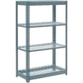 thumbnail image 1 of Heavy Duty Shelving with 4 Shelves & Wire Deck - Gray - 36 x 12 x 72 in., 1 of 1