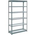 thumbnail image 1 of Heavy Duty Shelving with 6 Shelves & Wire Deck - Gray - 48 x 12 x 96 in., 1 of 1