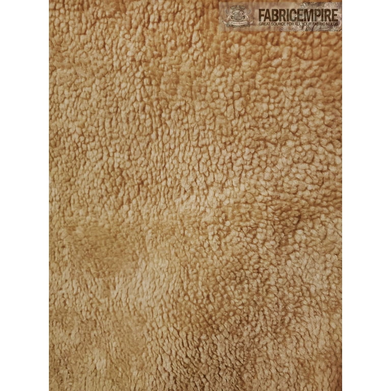 60 Wide Faux Suede Fabric By The Yard - Brown