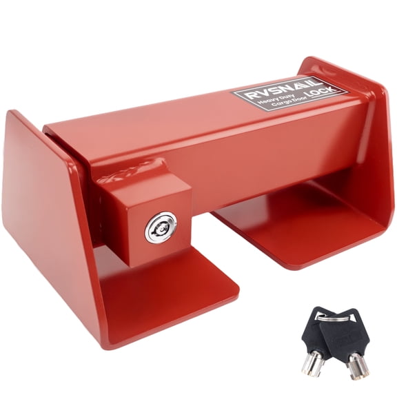 Universal Heavy Duty Shipping Container Cargo Door Lock, Rust-Proof High Security Key Lock for Semi Trucks and Conex Containers(2 Keys Included)