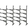thumbnail image 1 of Heavy Duty Shipping Container Shelving - 4 Pack of 4 Tier Steel Shelves for Cargo Trailer & Conex Container, 1100 LBS Capacity, 19.88"D x 7.48"W x 66.92"H, 1 of 7