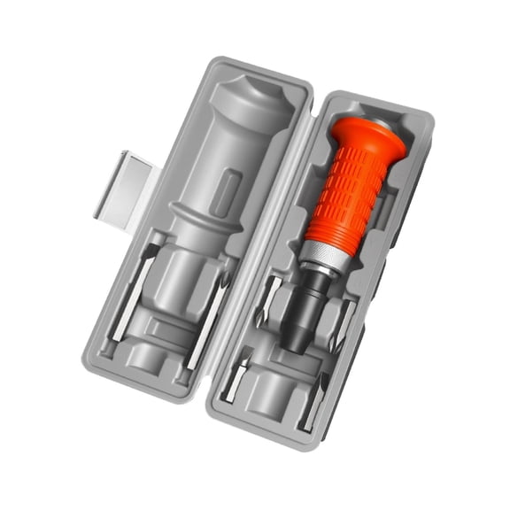 Heavy Duty Shock Screwdriver Bit Tool Set Corrosions Alloy Steel Various Size Ergonomic Design Carry Case