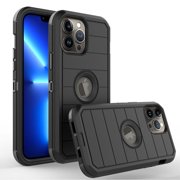 Heavy Duty Shockproof Case with 2 Layer Protection for iPhone 16 15 14 13 X XR XS Pro Max Rugged Design