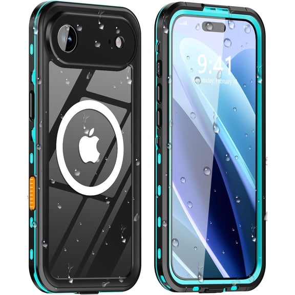 Heavy Duty Shockproof Sealed Phone Case for iPhone Air (2025), IP68 Waterproof & Underwater, Compatible with MagSafe Wireless Charging For iPhone 17 Air