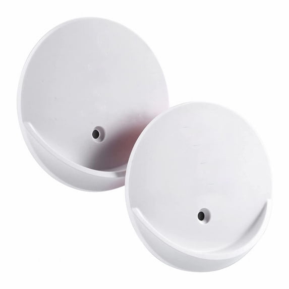 Heavy Duty Shower Curtain Rod Holder Set Wall Mounted Bathroom Support Bracket For Sturdy Installation