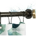 thumbnail image 1 of Heavy Duty Shower Rod, Adjustable Shower Curtain Rod, Expandable 47-84 Inch, Permanent Mount Shower Rod, Never Rust Stainless Steel For Window Curtain and Closet, Oil Rubbed Bronze, 1 of 14