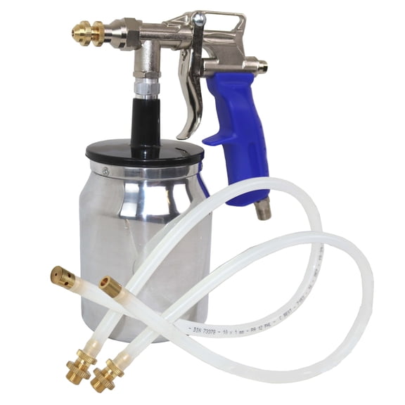 Heavy Duty Siphon Undercoating Gun with Flexible Undercoating Spray Wand and Rust