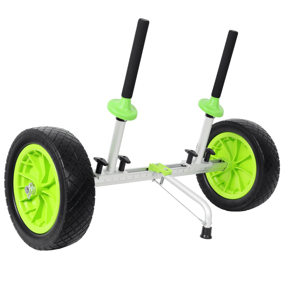 Heavy-Duty Sit-On-Top Kayak Cart with 12" Solid Wheels