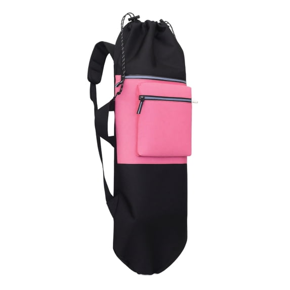 Heavy-Duty Skateboard Carry Bag for Students, Durable Oxford Cloth Backpack with Shoulder Strap and Zippered Pocket, Convenient Campus Daypack for Gear Storage, Back to School Gift