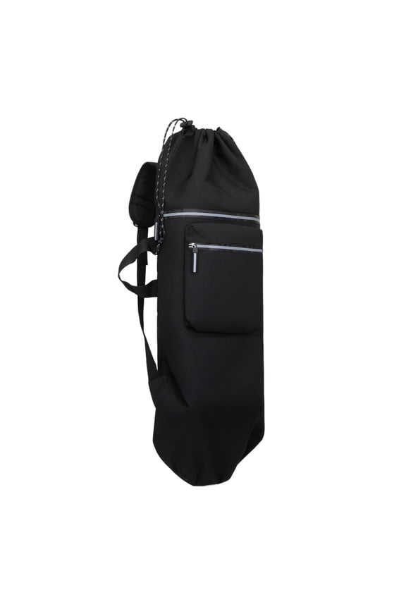 Heavy-Duty Skateboard Carry Bag for Students, Durable Oxford Cloth Backpack with Shoulder Strap and Zippered Pocket, Convenient Campus Daypack for Gear Storage, Back to School Gift