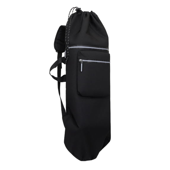 Heavy-Duty Skateboard Carry Bag for Students, Durable Oxford Cloth Backpack with Shoulder Strap and Zippered Pocket, Convenient Campus Daypack for Gear Storage, Back to School Gift