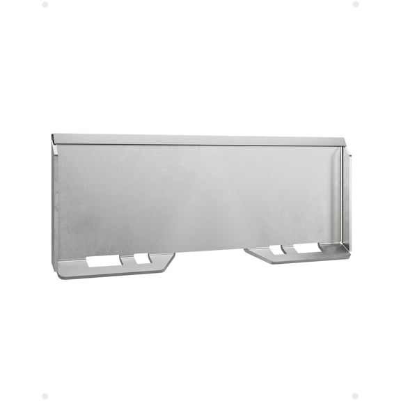 Heavy Duty Skid Steer Attachment Storage Plate - 46x18.5" Universal Quick Mount for Kubota, Compact Loader & Tractors, Durable Steel Organizer (3/8" Size)