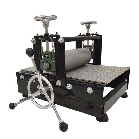 Heavy Duty Slab Roller Printmaking Machine Tabletop Adjustable No Shims Tool for Printmaking