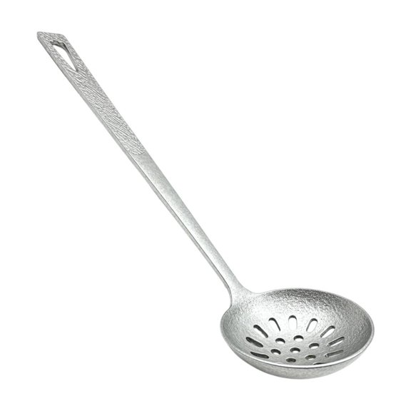 Heavy Duty Slotted Serving Spoon Made Of Stainless Steel With Comfortable Long Handle For Draining Boiling Stirring And Lifting Food From Pots Woks And Stockpots An Everyday Kitchen Essential Tool