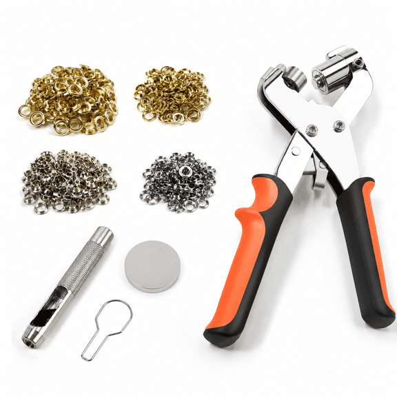 Heavy Duty Snap Fastener Tool Kit with 200 Sets of Snaps for Fabric Leather Repair