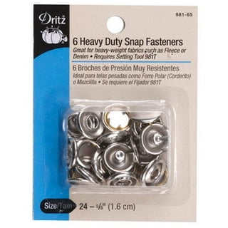 Hello Hobby Heavy Duty Snap Kit Fasteners - Gold - 7 ct