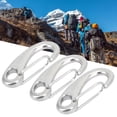 thumbnail image 1 of Heavy Duty Snap Rope Hook,4pcs 70mm Stainless Steel Spring Snap Hook Clip Marine Grade Carabiner, 1 of 8