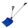 thumbnail image 1 of Heavy Duty Snow Shovel with Ergonomic Handle, Wide Blade Plastic Snow Pusher for Driveway, Detachable Design with Auxiliary Handle, Easy to Store Outdoor Winter Tool for Sidewalk Removal, 1 of 7