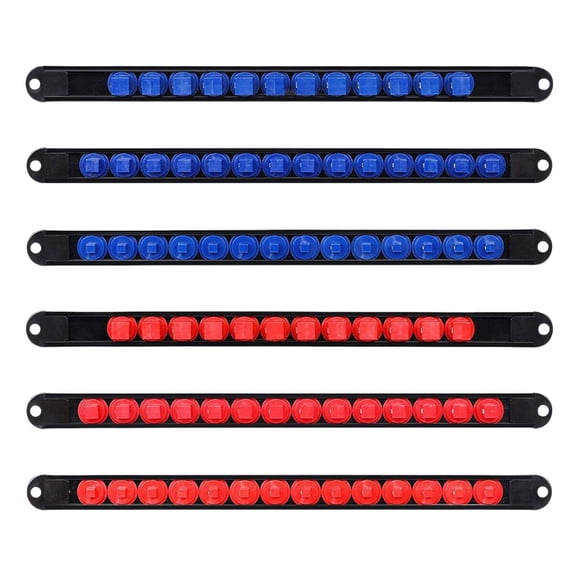 Heavy Duty Socket Racks Organization 1/2inch 3/8inch 1/4inch Clip Drive Socket Holder Rack