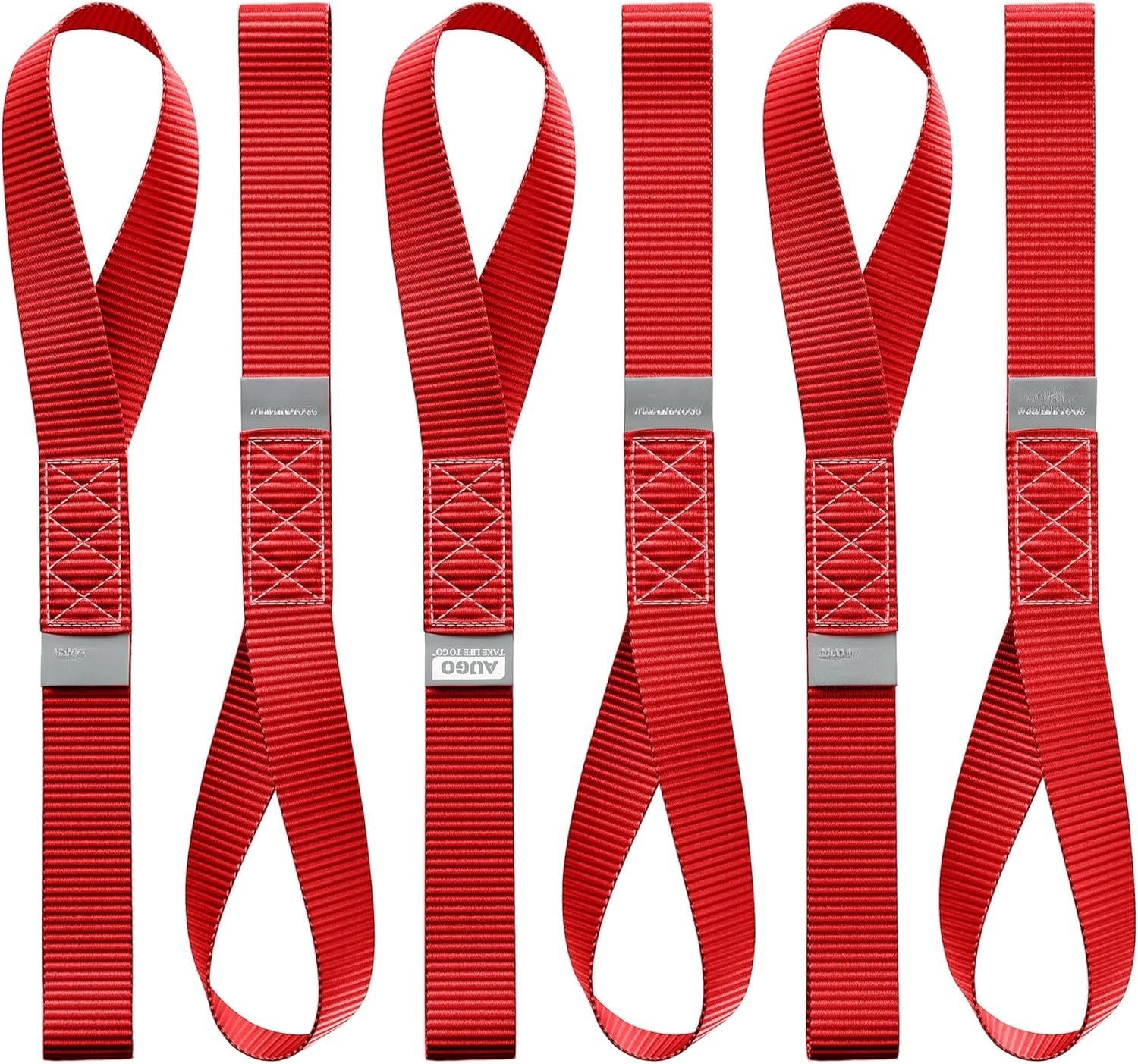 Track Rack Loop Tie Heavy Duty Soft Loops -Pack of 6-1.5