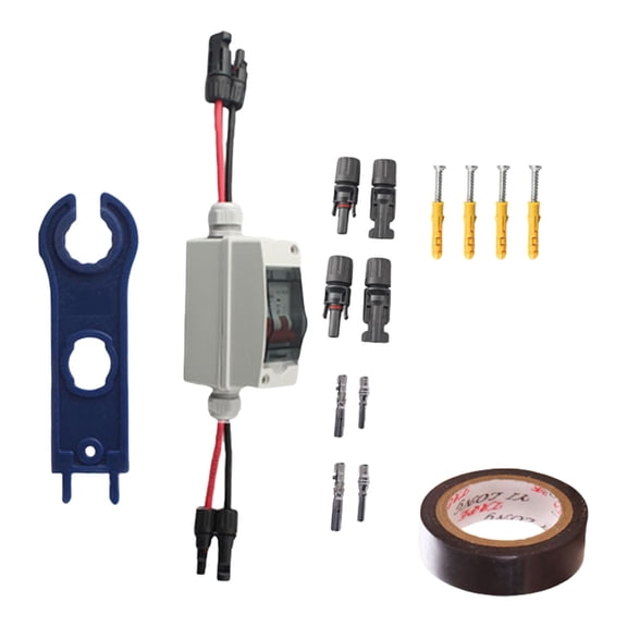 Heavy Duty Solar Isolation Switches with Cable Outdoor Rate Disconnection Switches Circuit Breaking Switches set
