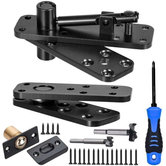 Heavy Duty Solid Alloy Steel Hardware Hinges Classic-BL For Murphy Bookcase Doors