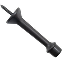 Heavy-Duty Solid Door Stop, 3 Inches, Matte Black by Stone Harbor Hardware