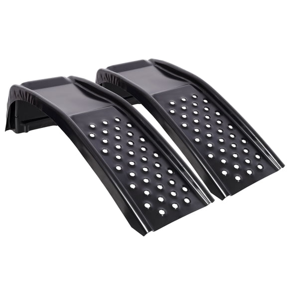 Heavy Duty Solid Steel Car Ramps, 8000 LBS Capacity Auto Service Ramps ...