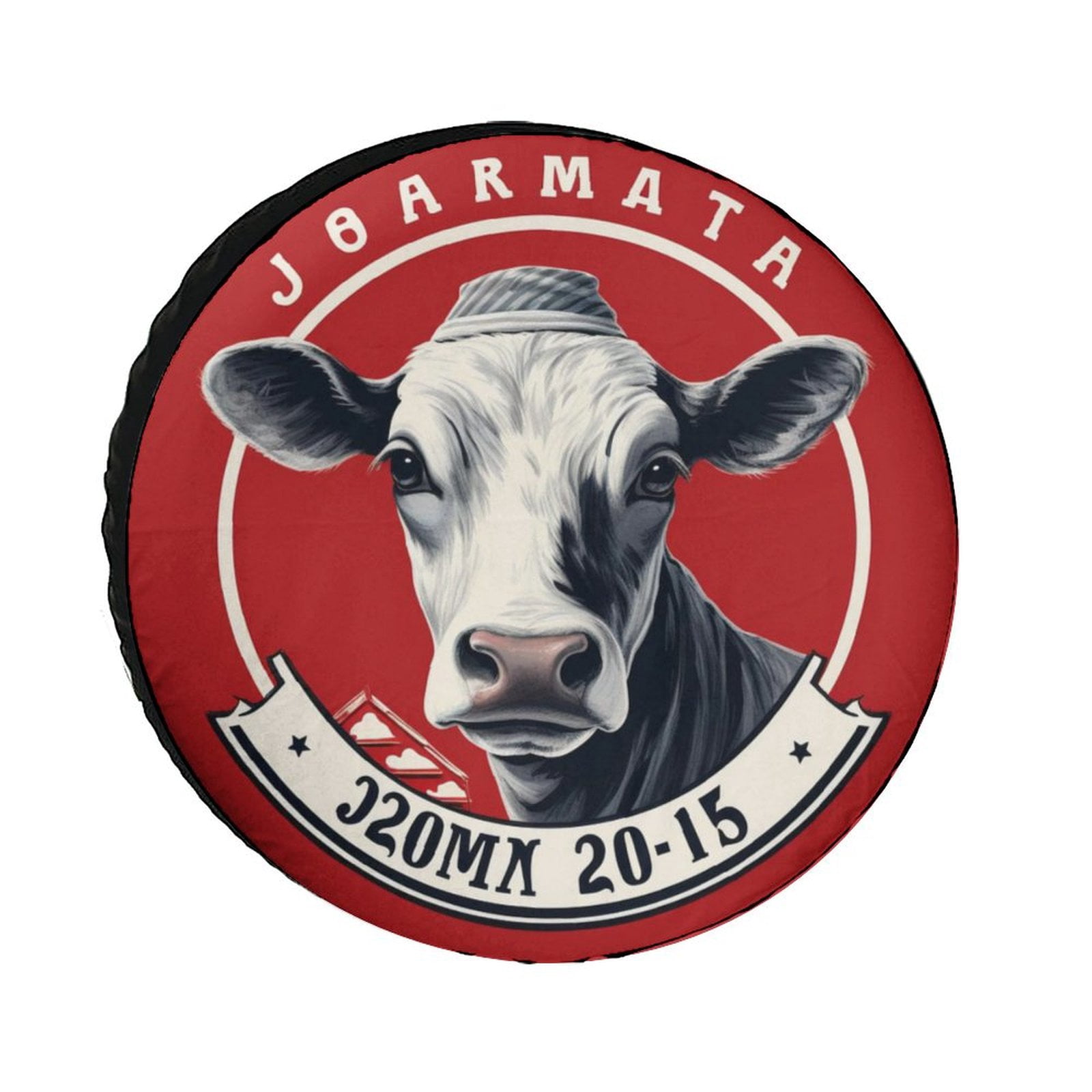 Heavy Duty Spare Tire Cover 13inch Farm Animals Cow Weatherproof Wheel ...