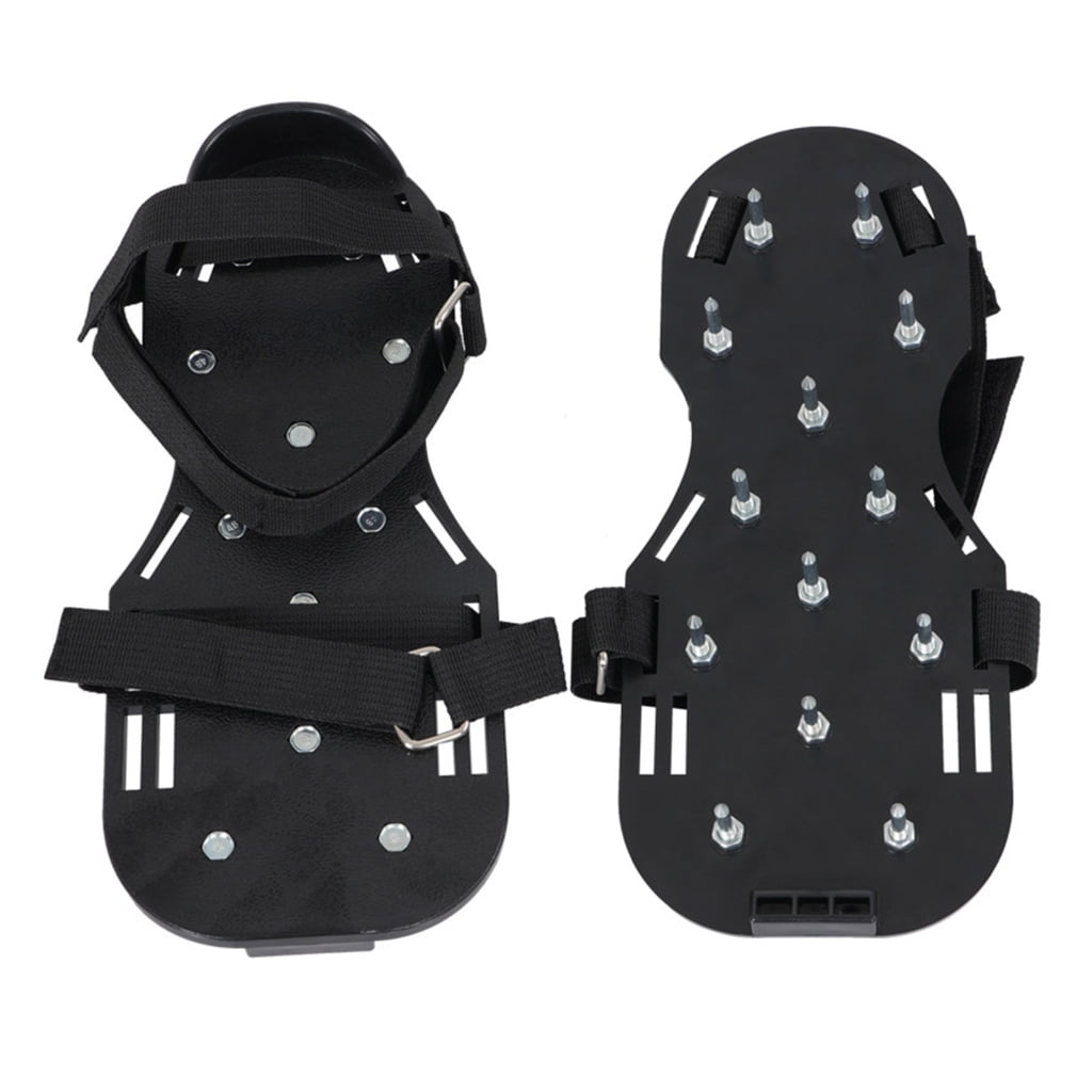 Heavy Duty Spiked Shoes Lawn Aerator Shoes With 13pcs 28mm Metal Spikes