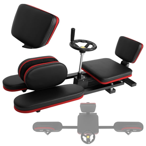 Heavy Duty Split Stretcher For Flexibility Training,Leg Stretcher Machine With 330 Lbs Capacity,180 Adjustable Angle And Padded Supports,Split Stretching Equipment For Dancers Or Yoga,Red
