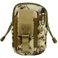 thumbnail image 1 of Heavy Duty Sports Waist Pack Pocket Belt for Alcatel OneTouch Fierce 2, Tru, Stellar, ELEVATE, Conquest, Fierce, 3, 1X, Cameo X, Kora, Verso, A30, PiXi 4 5, POP Icon 2 LTE, Pop 2 (Desert Camo), 1 of 8