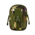 thumbnail image 1 of Heavy Duty Sports Waist Pack Pocket Belt for LG Q7, Q7+, Q7?, K20, Zone 4, Rebel 2, Harmony, K20V, K4 2017, Fortune, Phoenix 3, K10 2017, K8 2017, V5, K20 PLUS (Jungle Camo) + MND Mini Stylus, 1 of 8