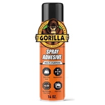 Heavy Duty Spray Adhesive, Clear Glue, 14 Ounce (Pack of 2) - All Purpose with Comfort Nozzle for Indoor or Outdoor