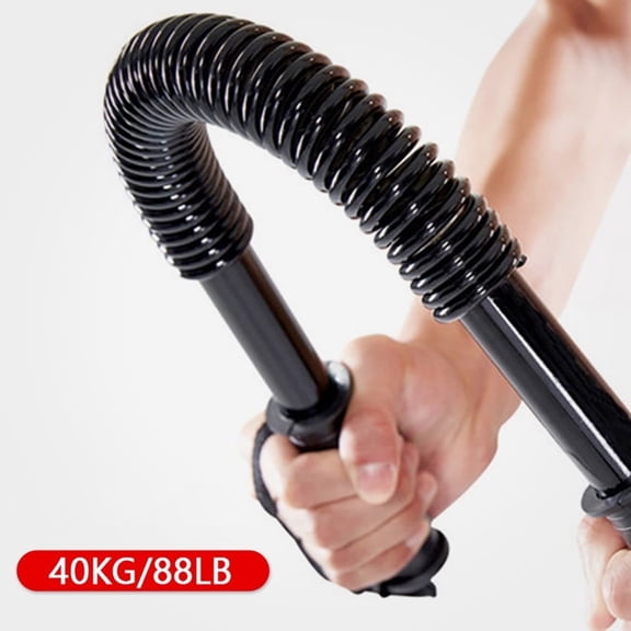 Topteng  Power Twister Bar for Arm Upper Body Strength Training Workout Heavy Duty Arm Builder 88lbs