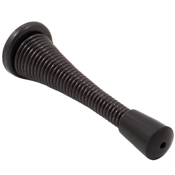 Heavy-Duty Spring Door Stop, 3 Inches, Oil-Rubbed Bronze by Stone Harbor Hardware