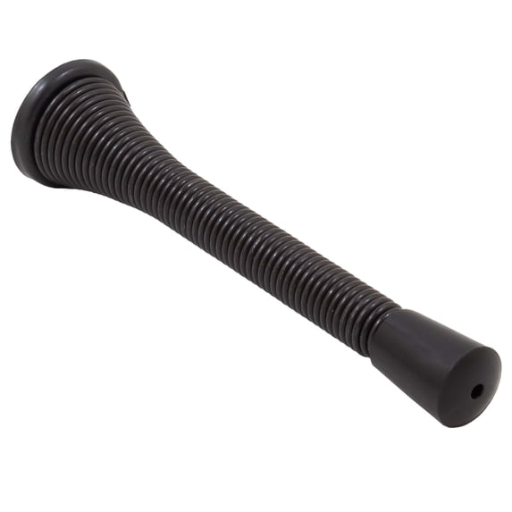 Heavy-Duty Spring Door Stop, 4 Inches, Oil-Rubbed Bronze by Stone Harbor Hardware
