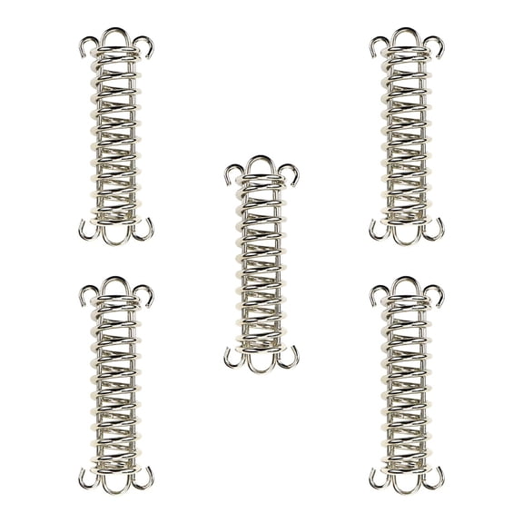 Heavy-Duty Spring Hooks for Tent Canopy, Windproof Self-Adjusting Steel Hooks for Beach Camping and Strong Wind Conditions, Portable Shock Absorbing Spring Hooks Set