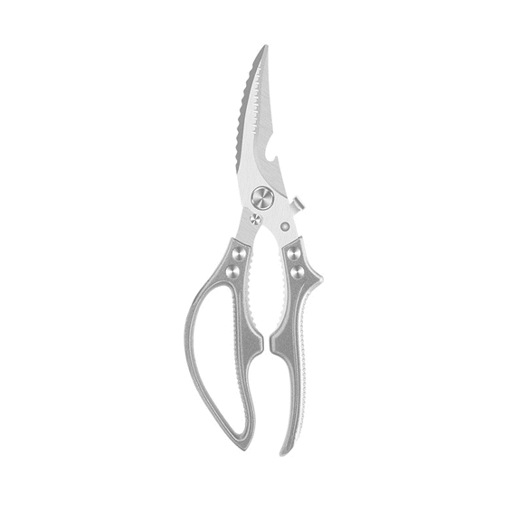 Heavy Duty Spring-Loaded Kitchen Shears Multi-functional with Safety Lock