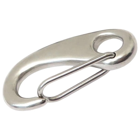 Heavy Duty Spring Snap Hook Clip Linking Key Holder Spring link Chain Carabiners Clip Spring Clasp for Diving Outdoor Camping style A