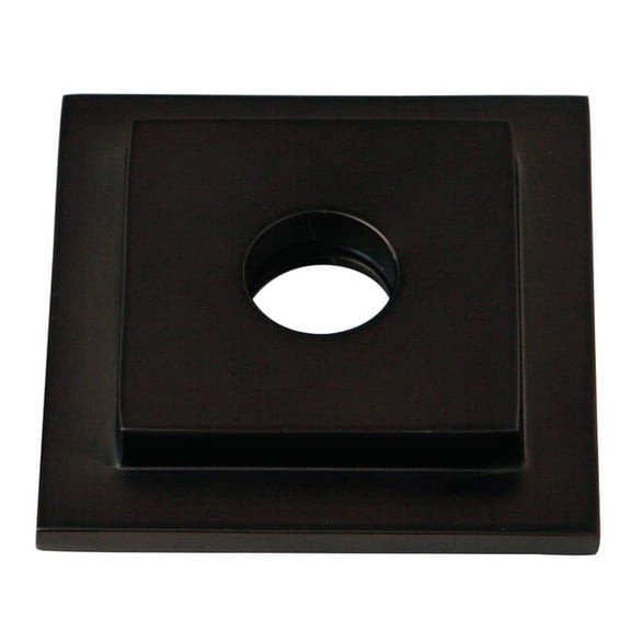 Heavy Duty Square Solid Cast Brass Shower Flange, Oil Rubbed Bronze