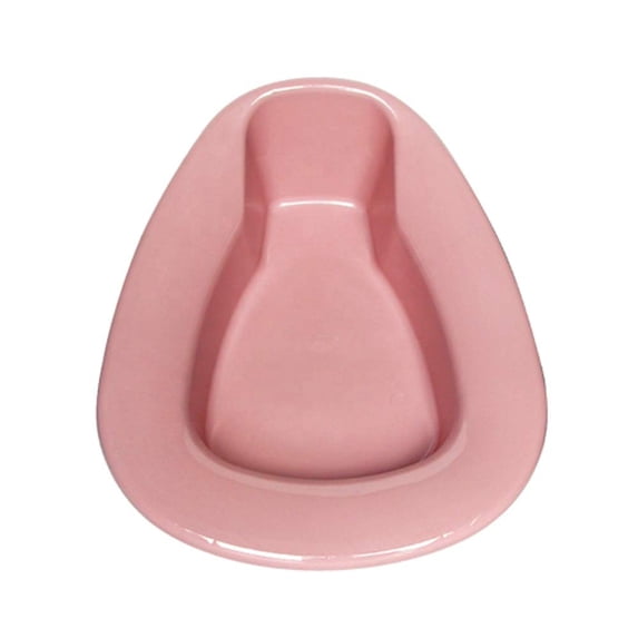 Heavy Duty Stackable Plastic Bedpan, Rose (Pack of 2)