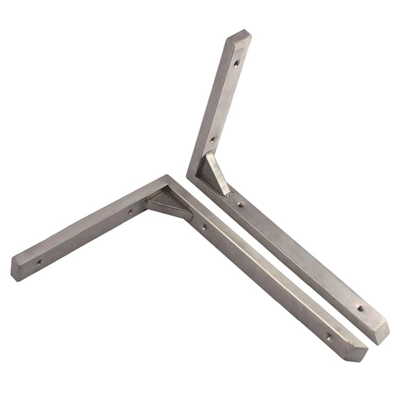 Heavy Duty Stainless Bracket, Triangular Bracket 6/8/10/12/14/16 (inch) , 10 inch, as described