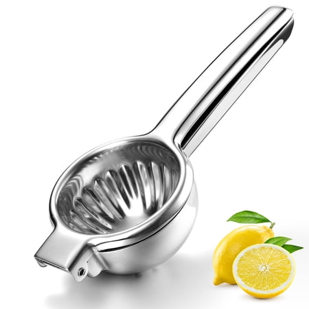 Heavy Duty Stainless Steel 304 Lemon Squeezer, Hand Press Juicer Manual Citrus for Juicing Lemon & Limes, Vegetables