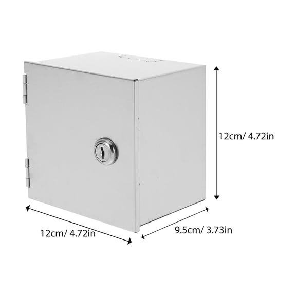 Heavy-Duty Stainless Steel Anti-Theft Socket Box Lockable Electrical Outlet Cover For Outdoor Use Secure Electrical Outlet Box For Safety