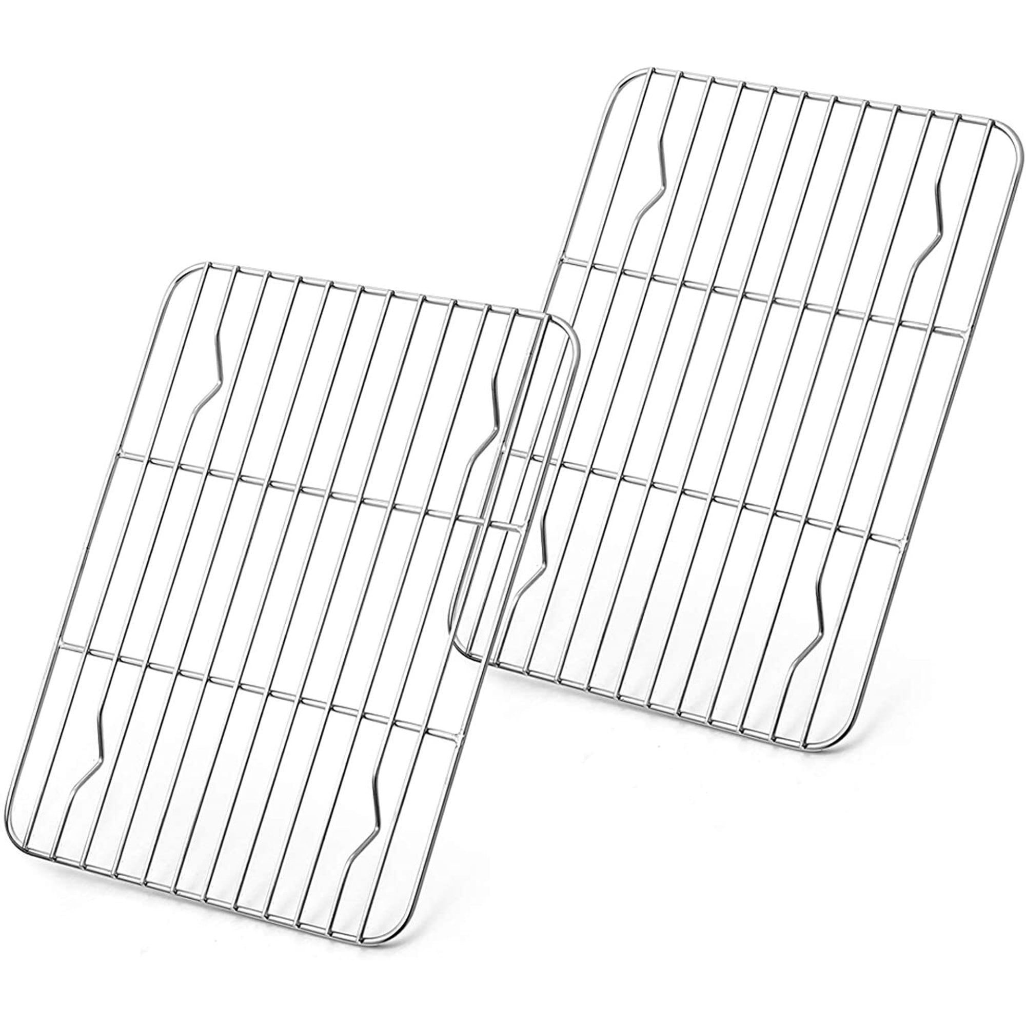Spring Chef Cooling Rack & Baking Rack - Heavy Duty 100% Stainless Steel  Cookie Cooling Racks, Wire Rack for Baking, Oven Safe 10 x 15 Inches Fits